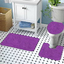 Purple bath towels and rugs hot sale